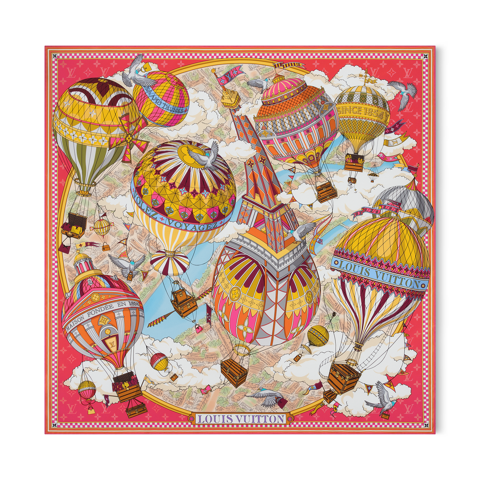 From The Cloud Square 90 - Luxury S00 Orange | LOUIS VUITTON